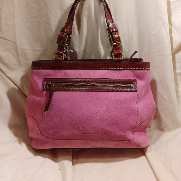 Coach suede satchel and wristlet - Picture 8 of 13